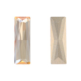 Golden Shadow Princess Baguette Shape High Quality Glass Pointed Back Fancy Rhinestones WholesaleRhinestone